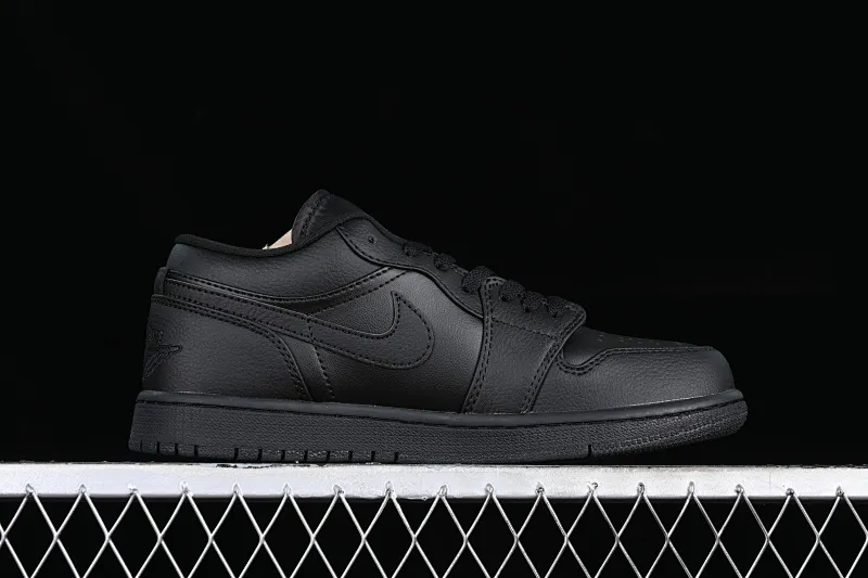 All categories Air Jordan Jordan series basketball shoes Air Jordan 1 Low Z version Air Jordan 1 Low AJ1 Joe 1 black and gray low-top cultural casual sneakers 553558-091